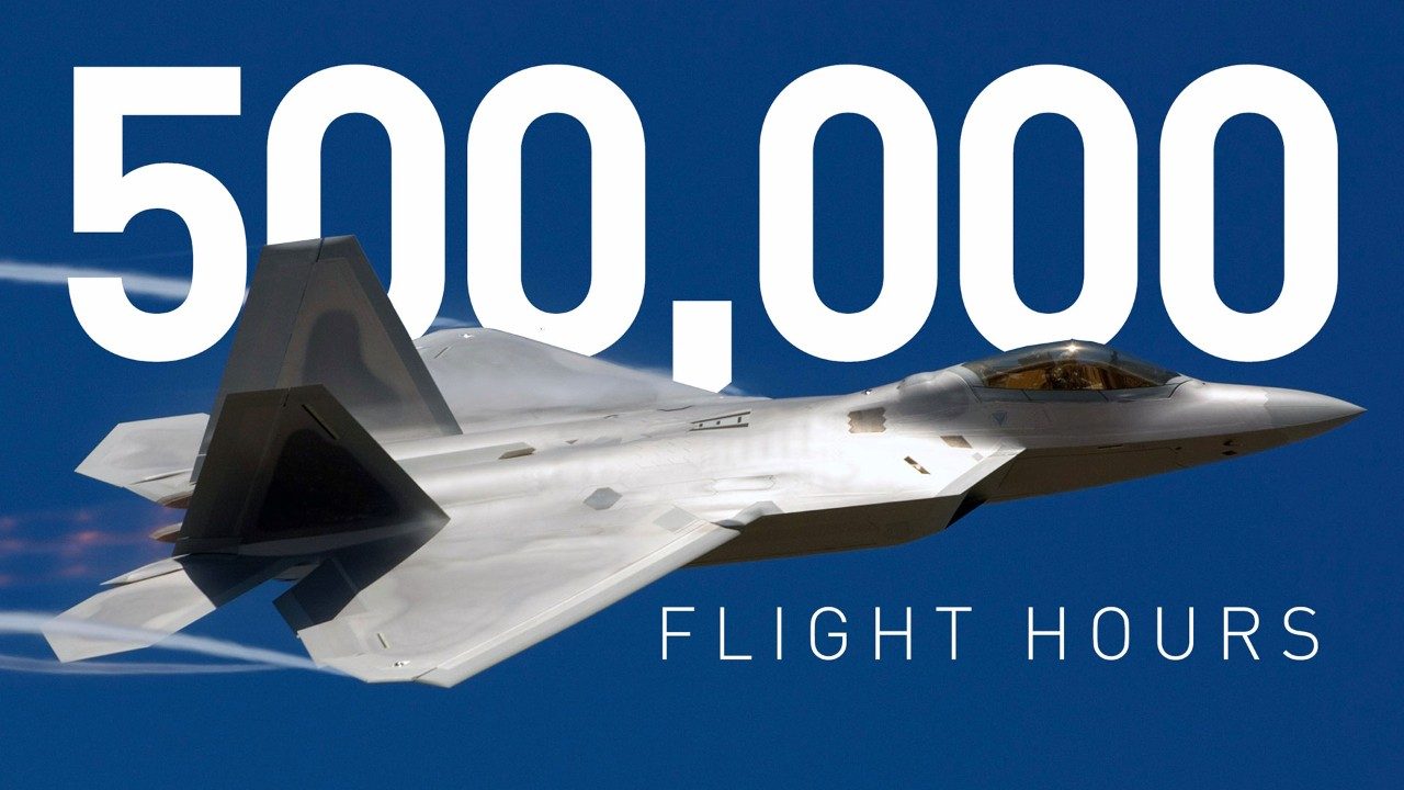 F-22 500K Flight Hours
