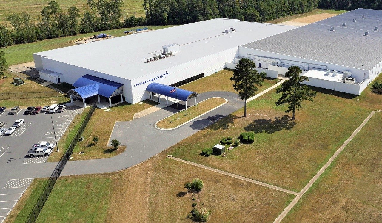 Lockheed Martin Camden site aerial view